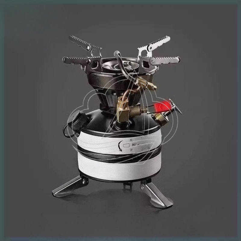 Outdoor Camping Kit - All-in-one draagbare campingkookset met multi-brandstofbrander voor