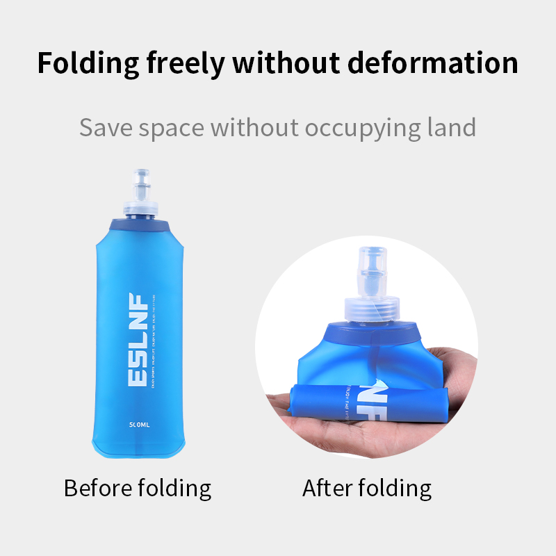 Outdoor Camping Water Tank - 500 ml opvouwbare waterfles zachte fles