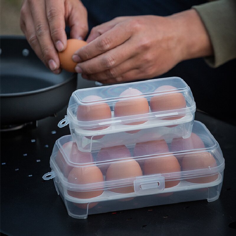 Outdoor Camping Storage Box - Outdoor schokbestendige eierdoos opbergdoos, draagbare camping
