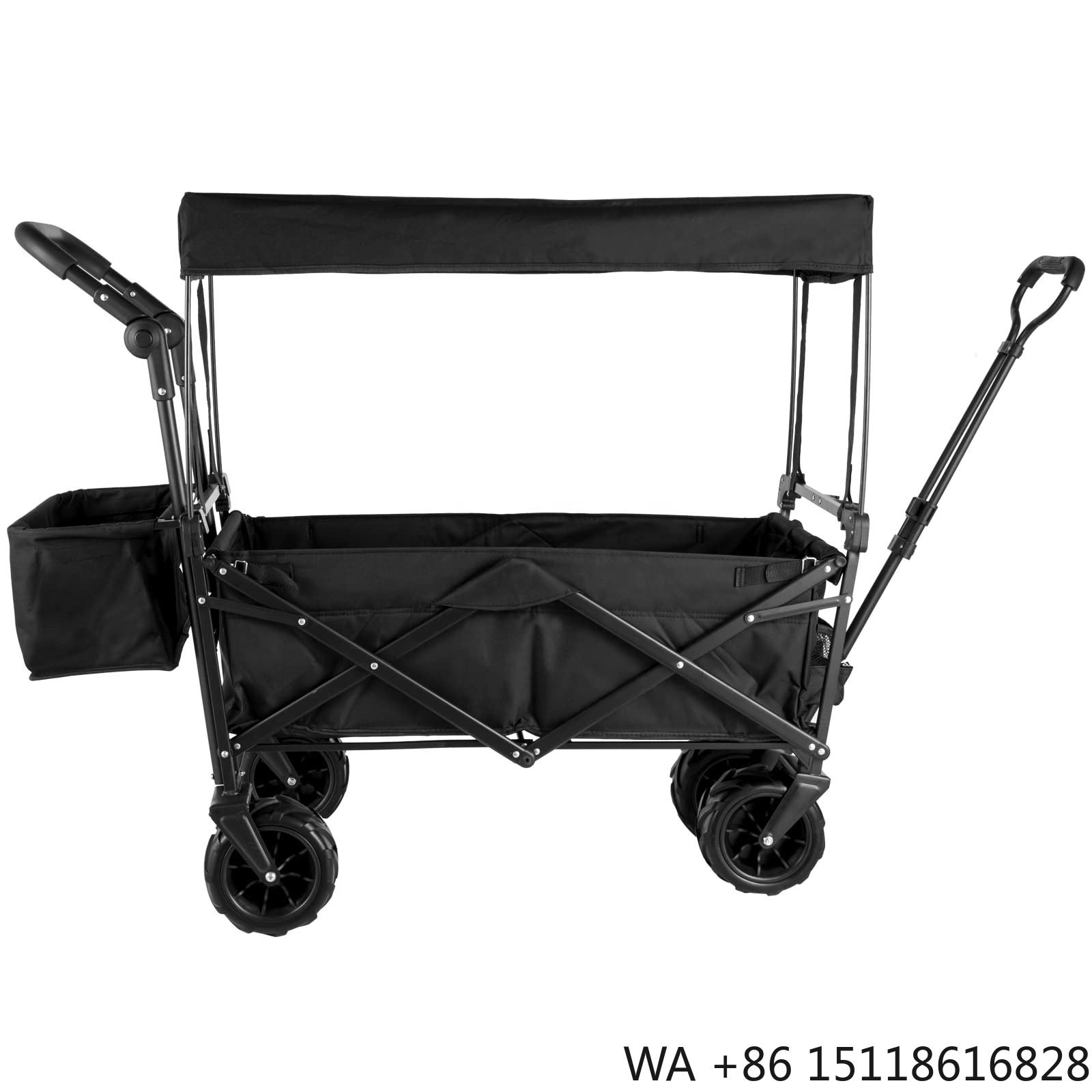 Outdoor Camping Folding Table - Vouwwagen voor buitenkamperen, opvouwbare transportkar met
