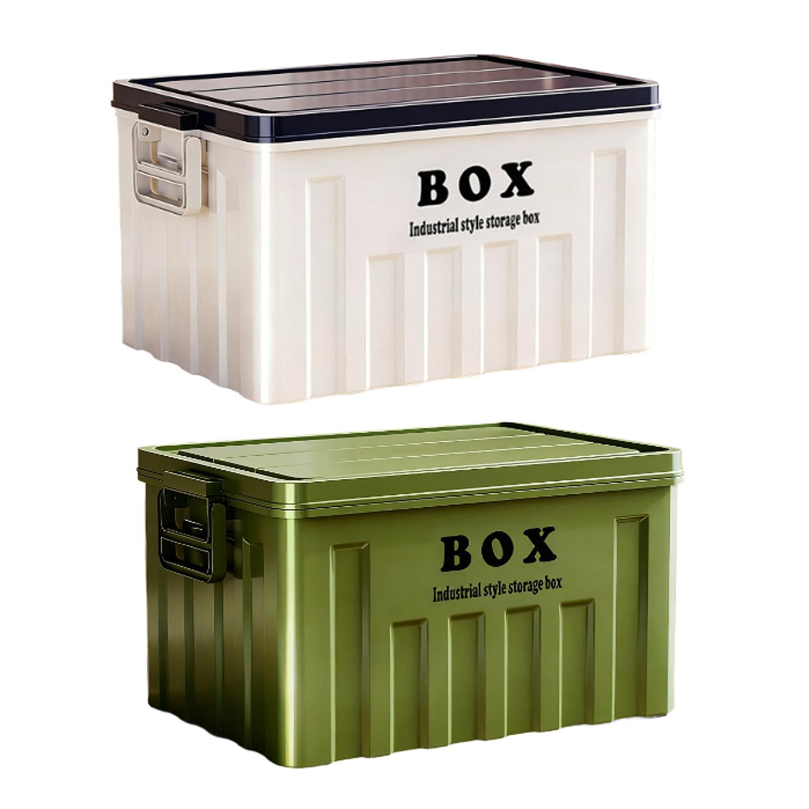 Outdoor Camping Storage Box - Grote plastic opbergcontainer met deksel, stapelbare
