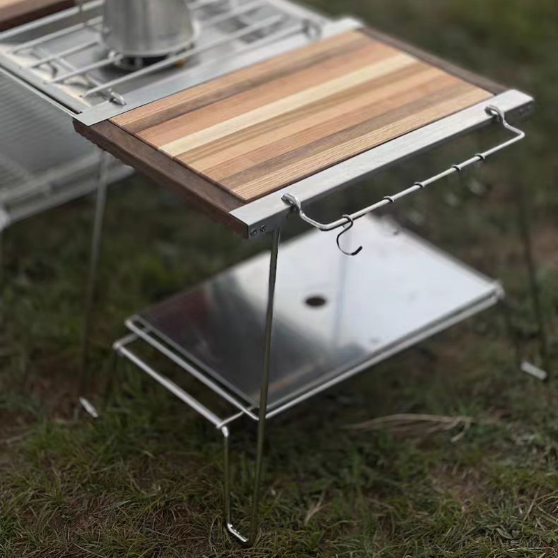 Outdoor Camping Folding Table - Outdoor Camping IGT-tafel Eén eenheid Dubbellaagse