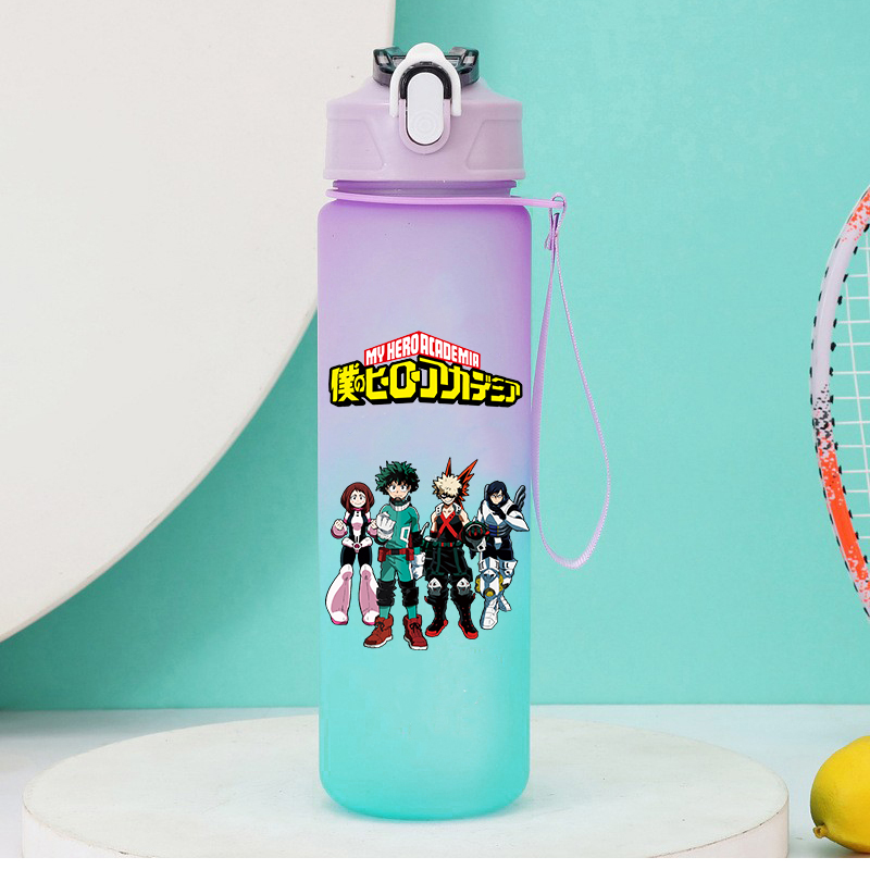 Outdoor Camping Water Tank - 750ml Anime My Hero Academia Stro