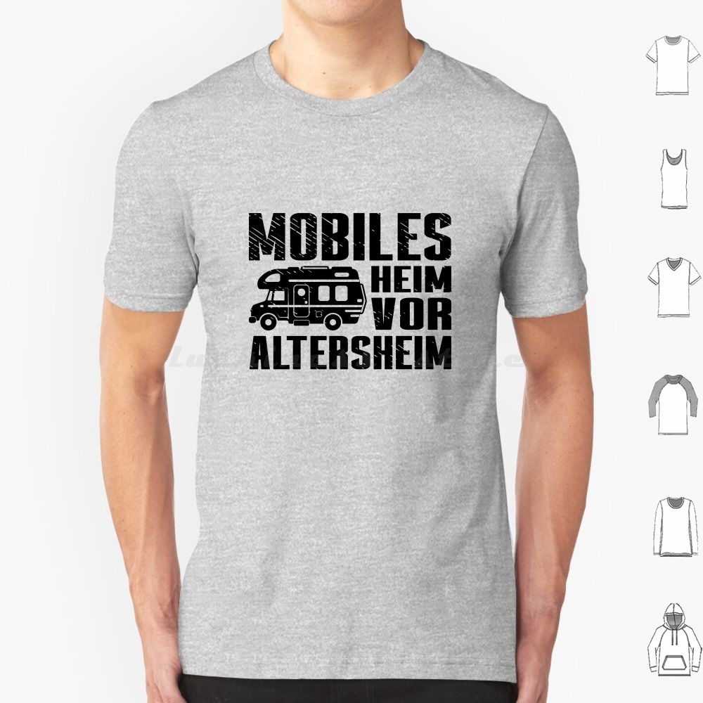 Outdoor Camping Adventures - Kampeerauto's vóór verpleeghuizen Camping Stacaravan T-shirt