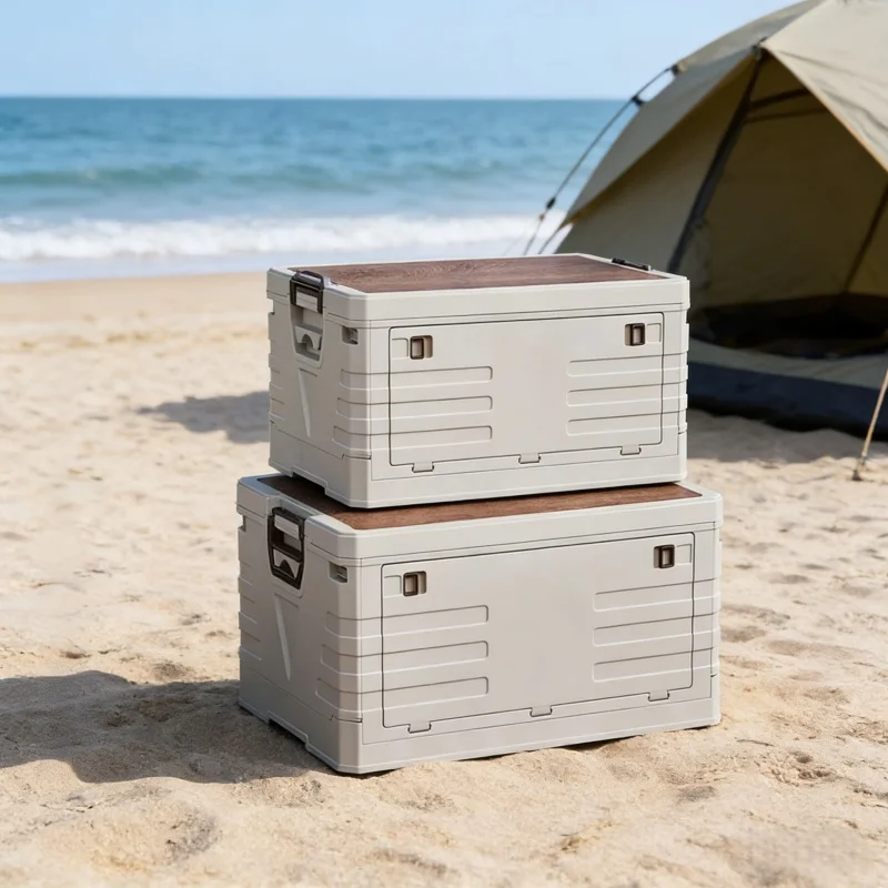 Outdoor Camping Storage Box - Auto-opbergbak Buiten Kamperen Opvouwbare opbergbox Grote