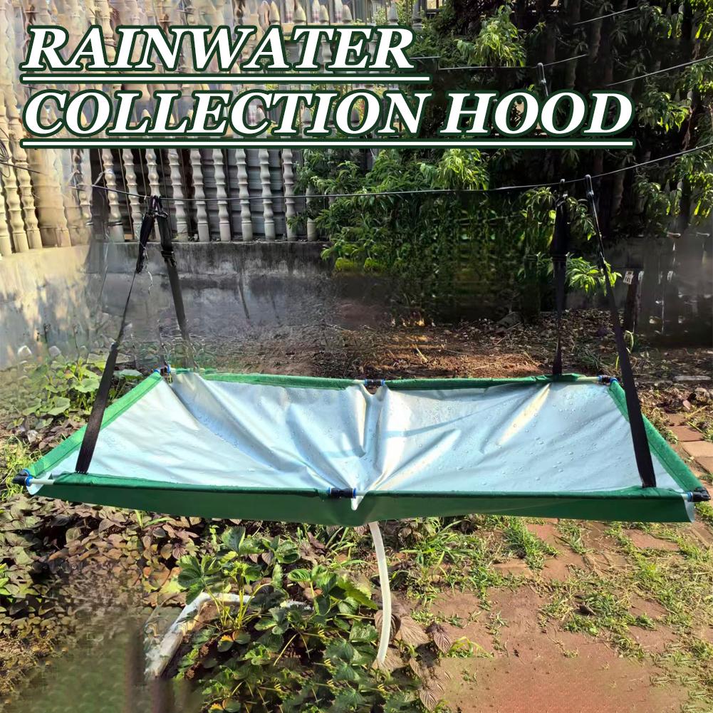 Outdoor Camping Water Filter - Regenopvangdoek voor tuin, wateropvangdoek met slang,