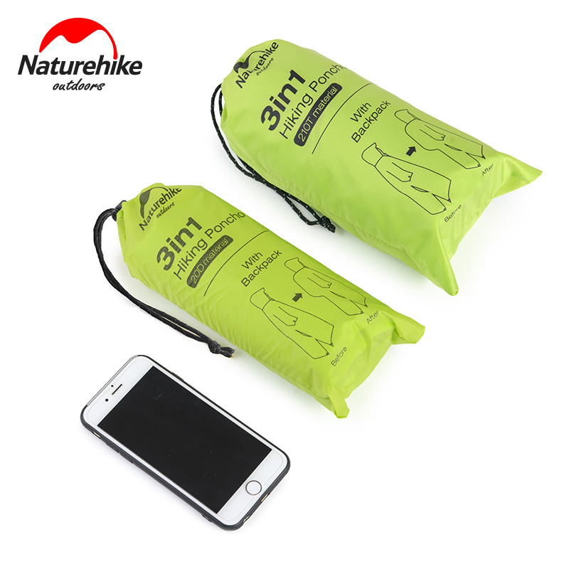 Naturehike regenjas 3-in-1 ult - Camping Rain Poncho recensie en prijs