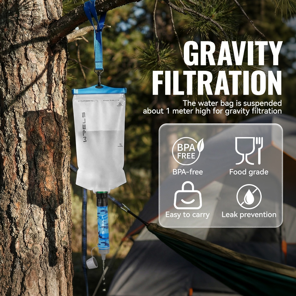 WRELS Outdoor Hiking Mini Camp - Outdoor Camping Water Filter recensie en prijs