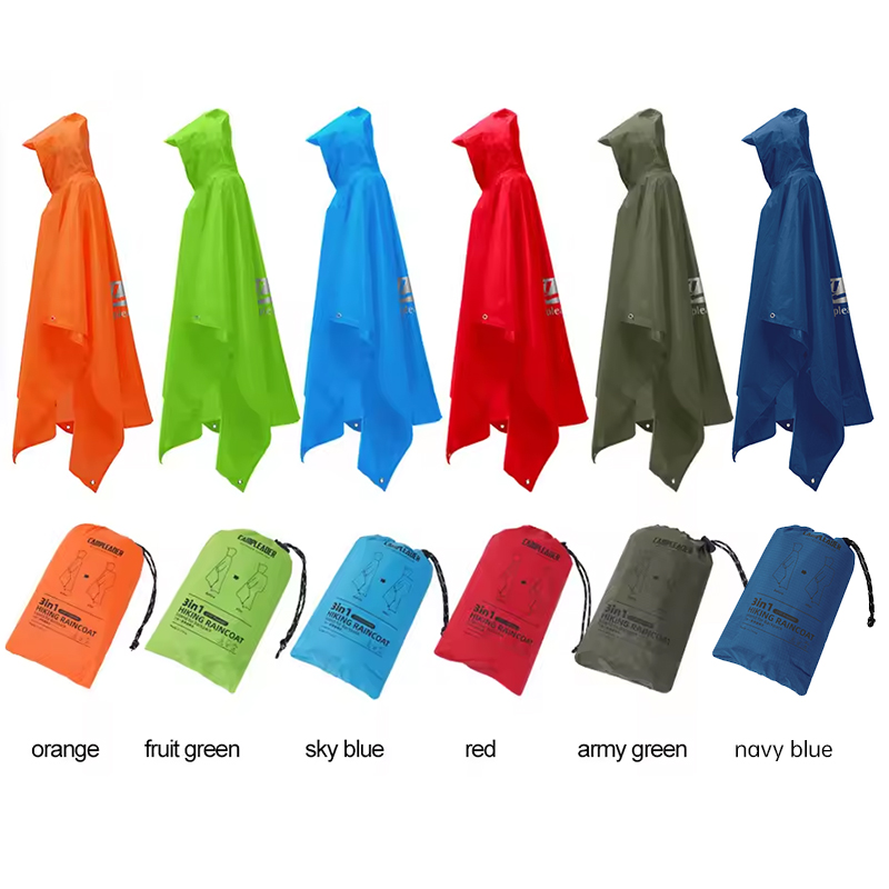3-in-1 waterdichte regenjas Li - Camping Rain Poncho recensie en prijs