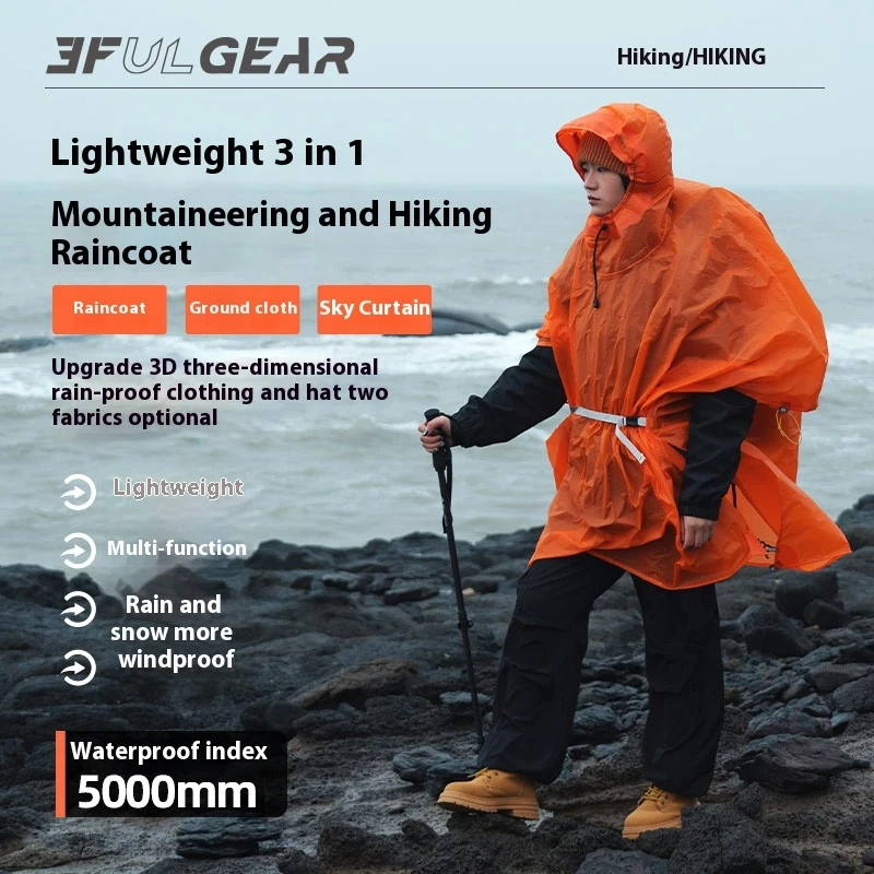 3F UL GEAR Ultralichte Wandelr - Camping Rain Poncho recensie en prijs