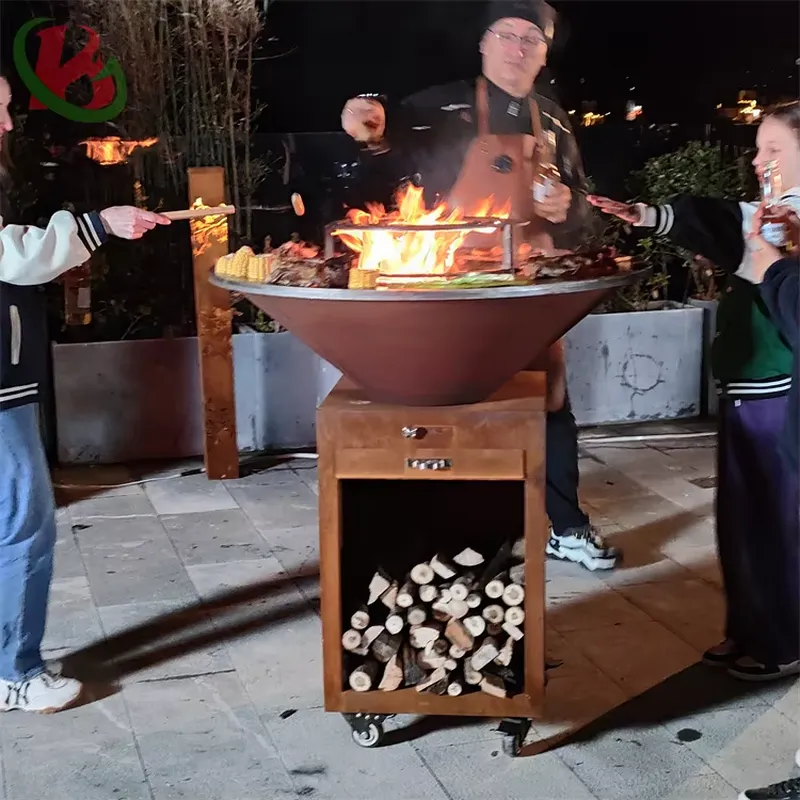 80cm Cortenstaal vuurplaats BB - Outdoor Camping Oven recensie en prijs