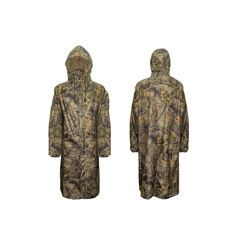 Camouflage Lange Regenjas Voor - Camping Rain Poncho recensie en prijs