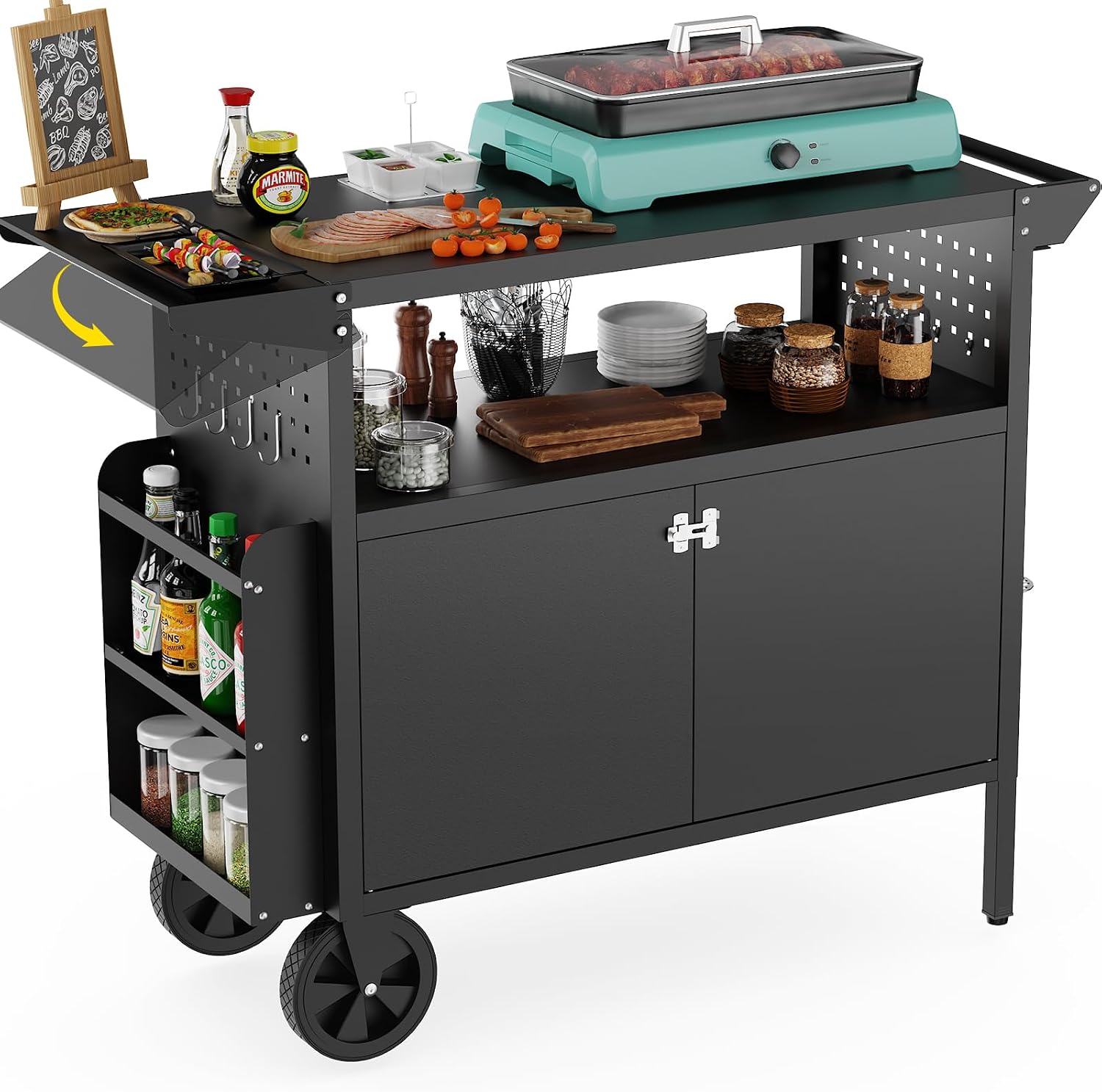 Buitenkeuken op wielen met opb - Outdoor Camping Folding Table recensie en prijs