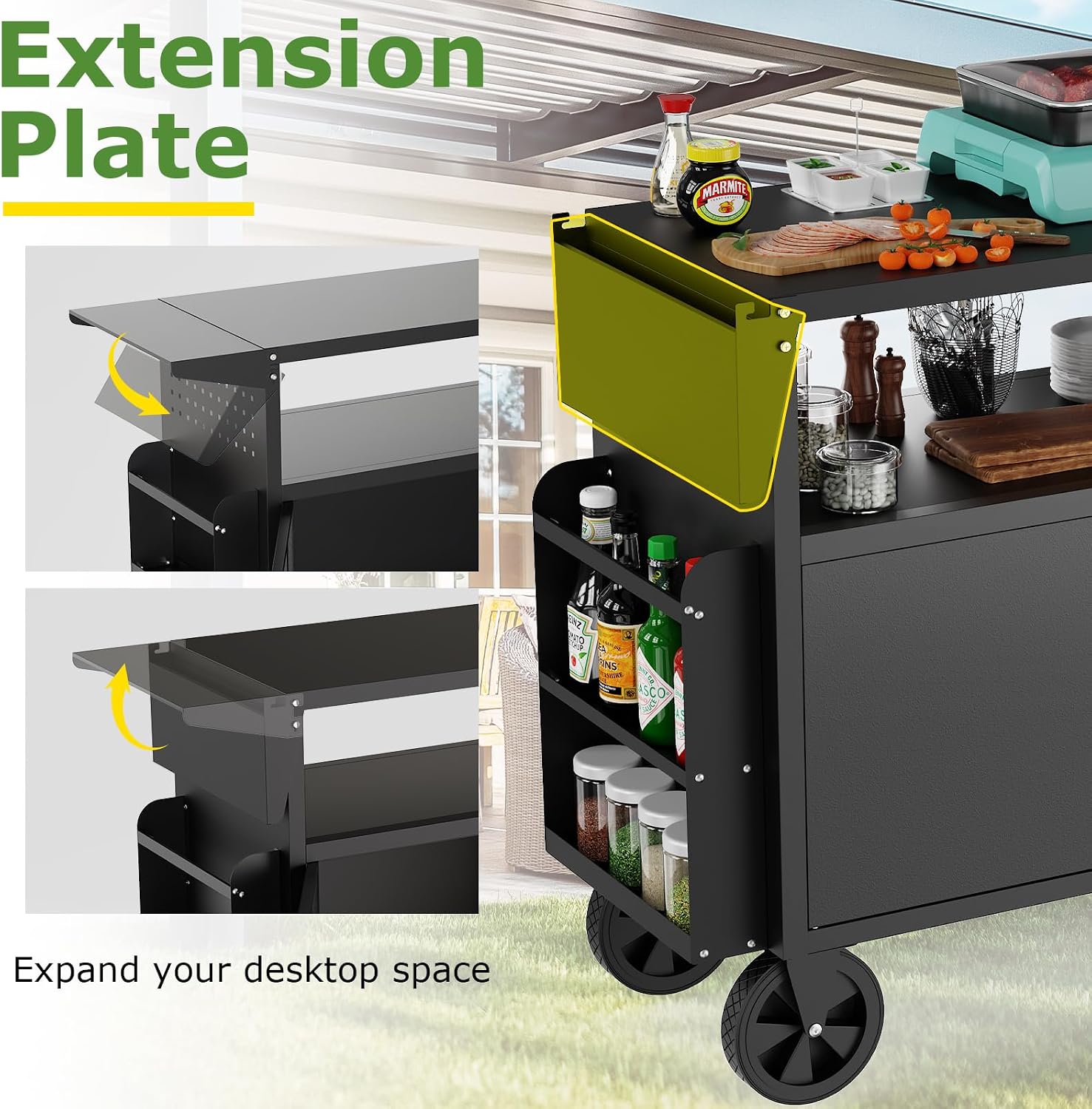 Buitenkeuken op wielen met opb - Outdoor Camping Folding Table recensie en prijs