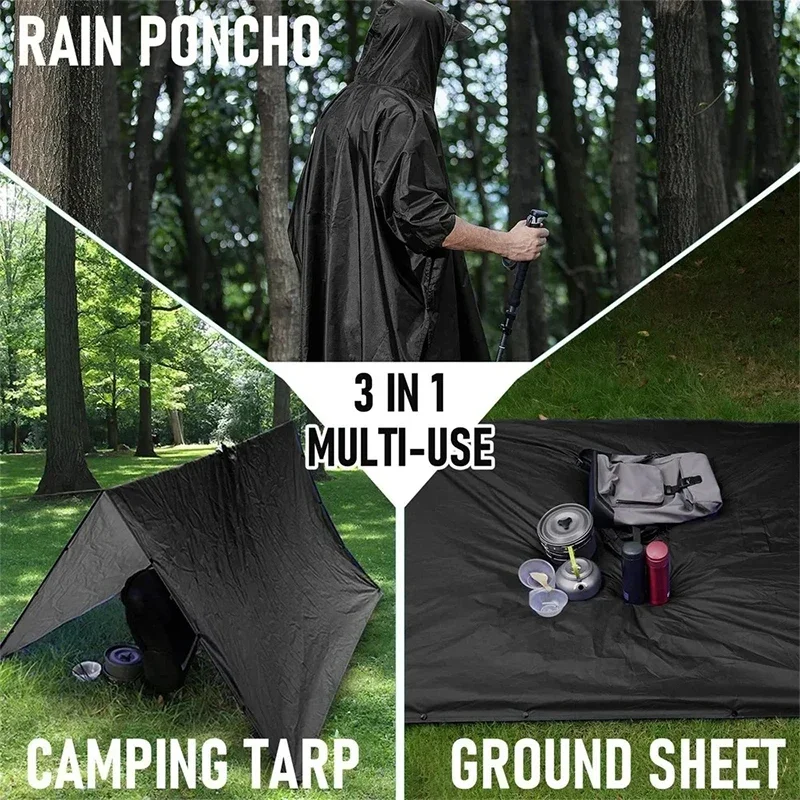 Outdoor 3-in-1 militaire regen - Camping Rain Poncho recensie en prijs