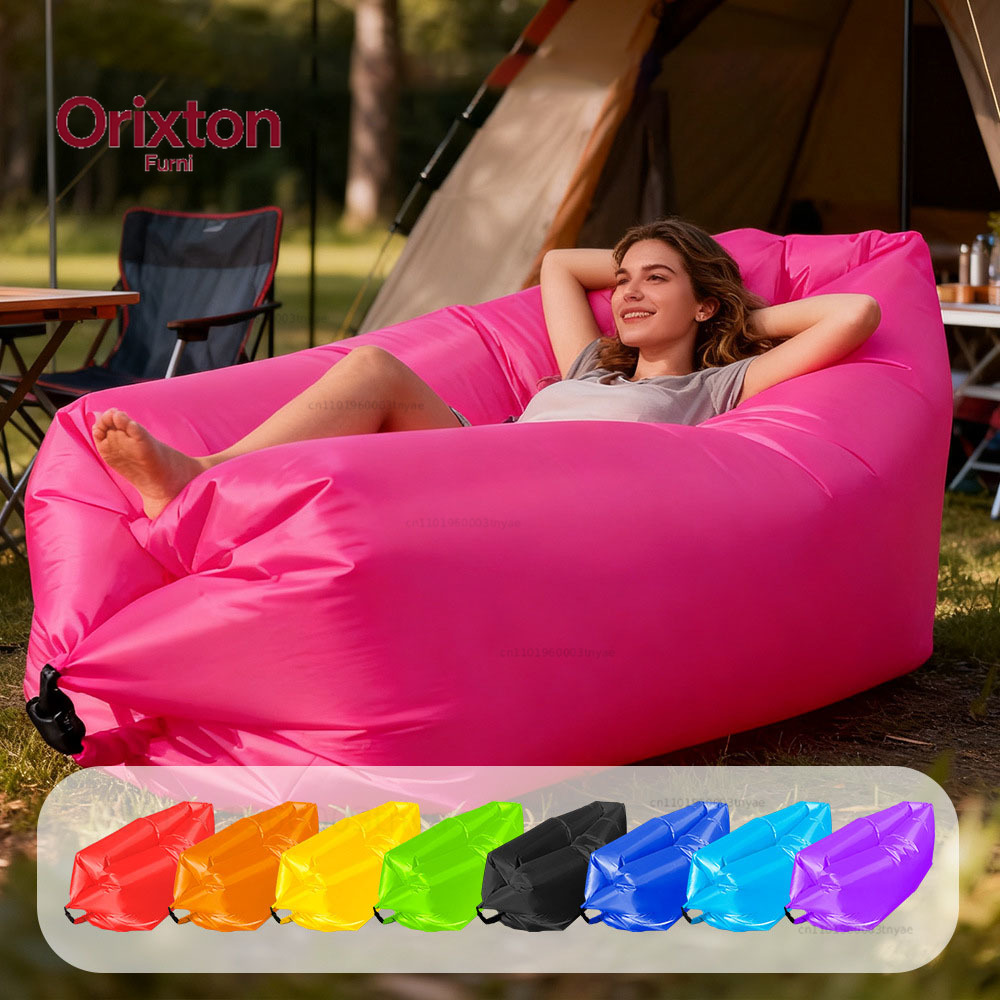 Multicolor opblaasbare eenpers - Bed Outdoor Camping recensie en prijs