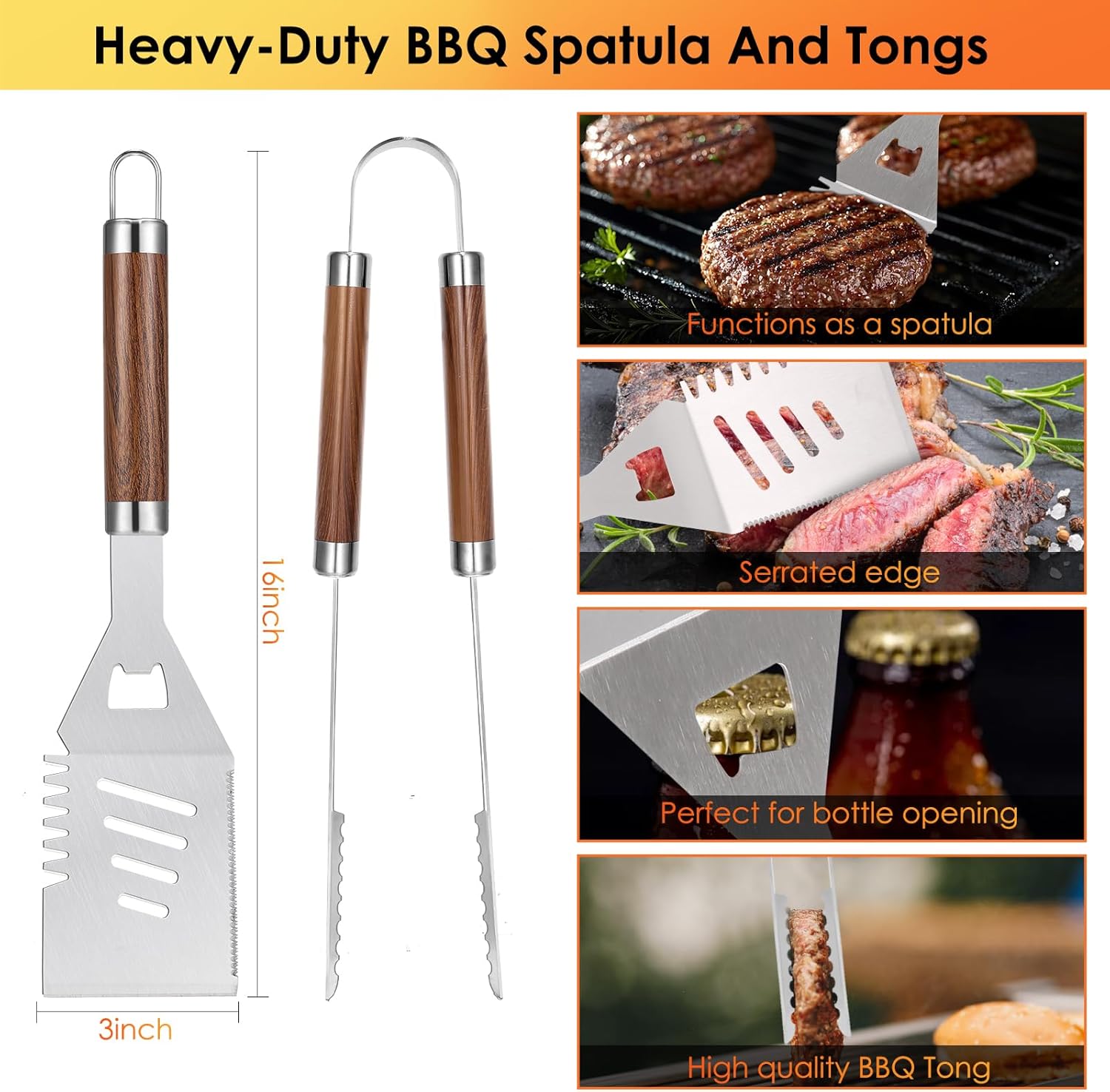 34-delige zware grillgereedsch - Outdoor Camping Kit recensie en prijs