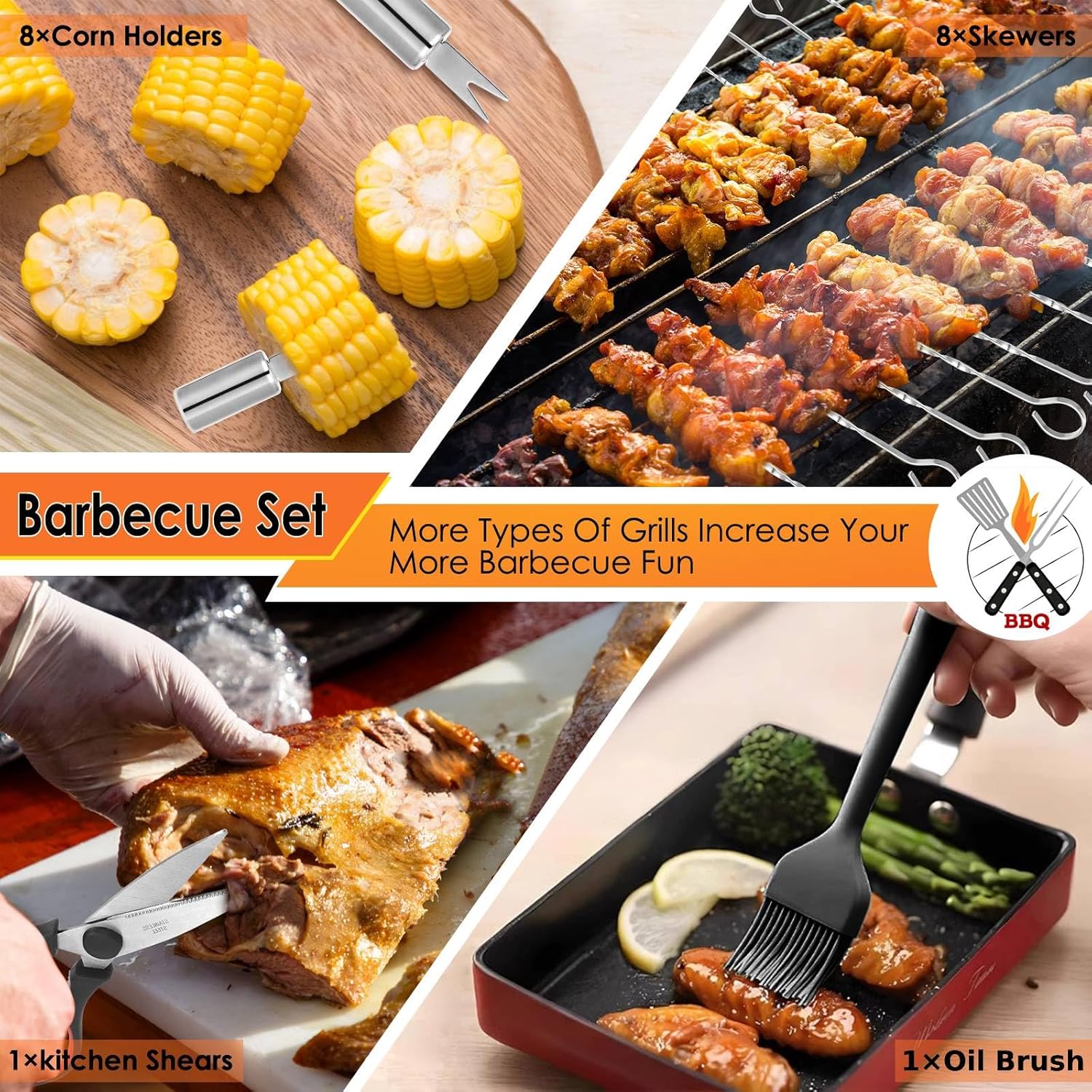34-delige zware grillgereedsch - Outdoor Camping Kit recensie en prijs