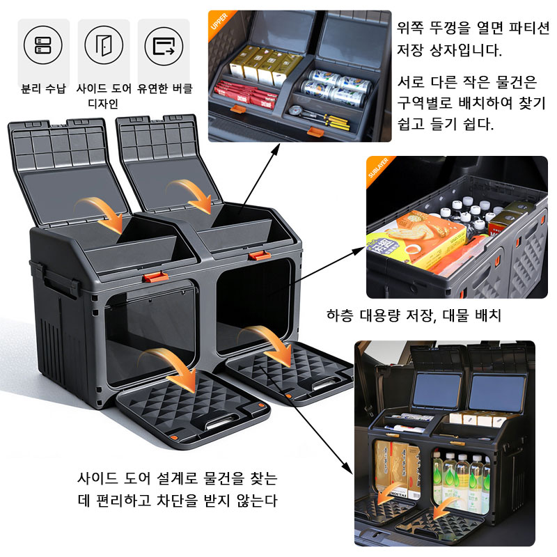 Geüpgradede schuine auto-koffe - Outdoor Camping Storage Box recensie en prijs