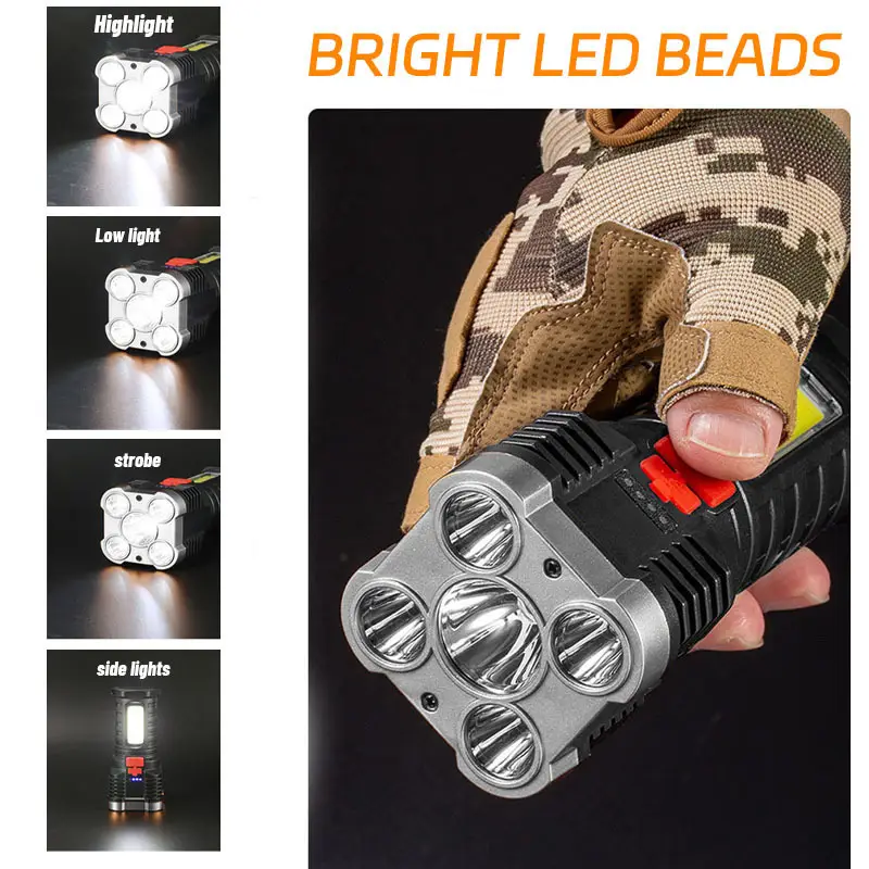5 LED High Power Led-zaklampen - Outdoor Camping Adventures recensie en prijs