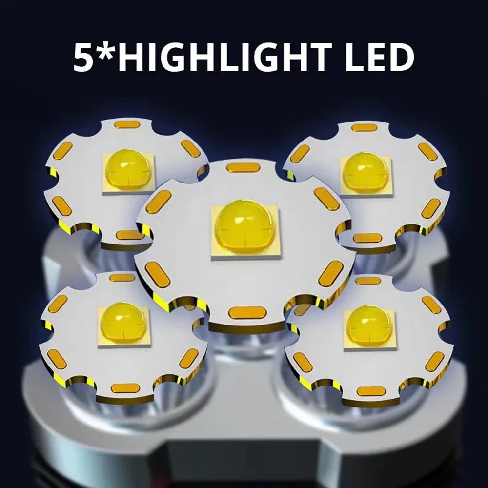 5 LED High Power Led-zaklampen - Outdoor Camping Adventures recensie en prijs