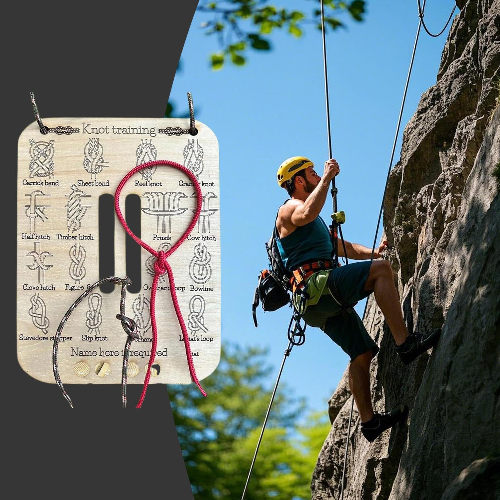 Creatieve knoopbindoefenplank  - Outdoor Camping Ideas For Adults recensie en prijs