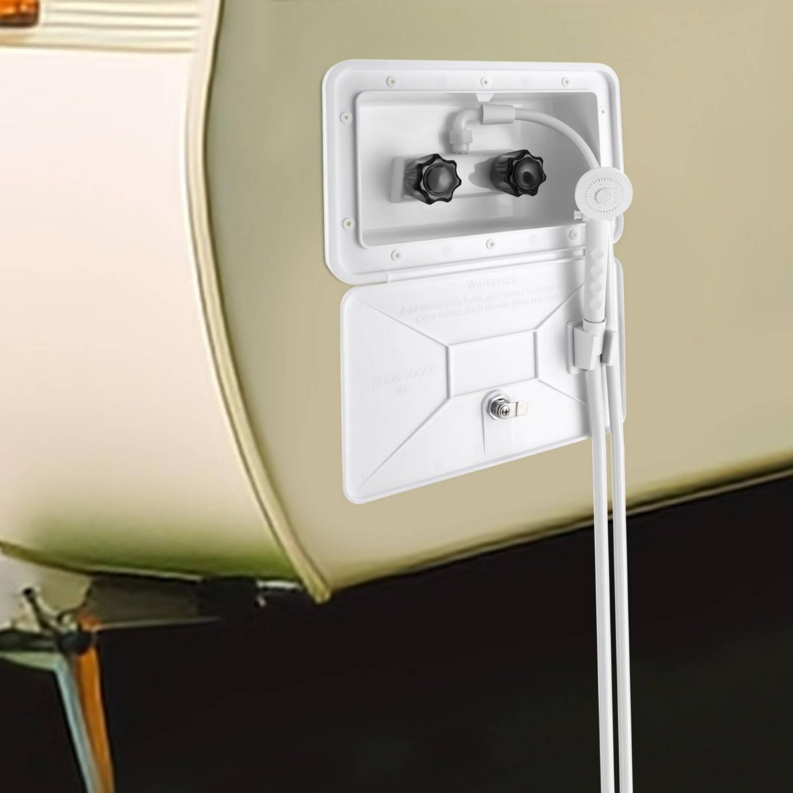 RV Buitendouchebox Compacte RV - Outdoor Camping Box recensie en prijs