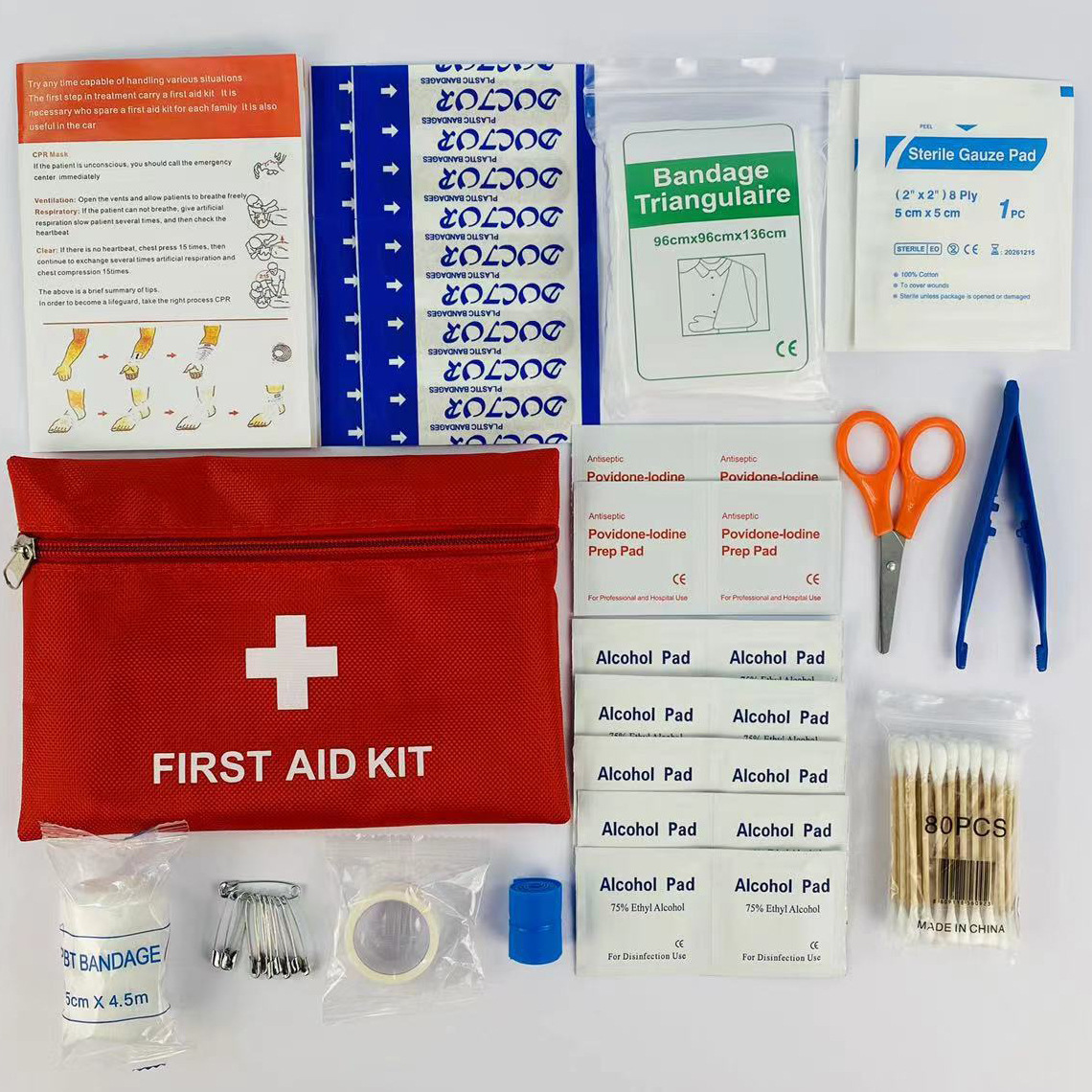 14-delige EHBO-kit traumakit m - Outdoor Camping Kit recensie en prijs