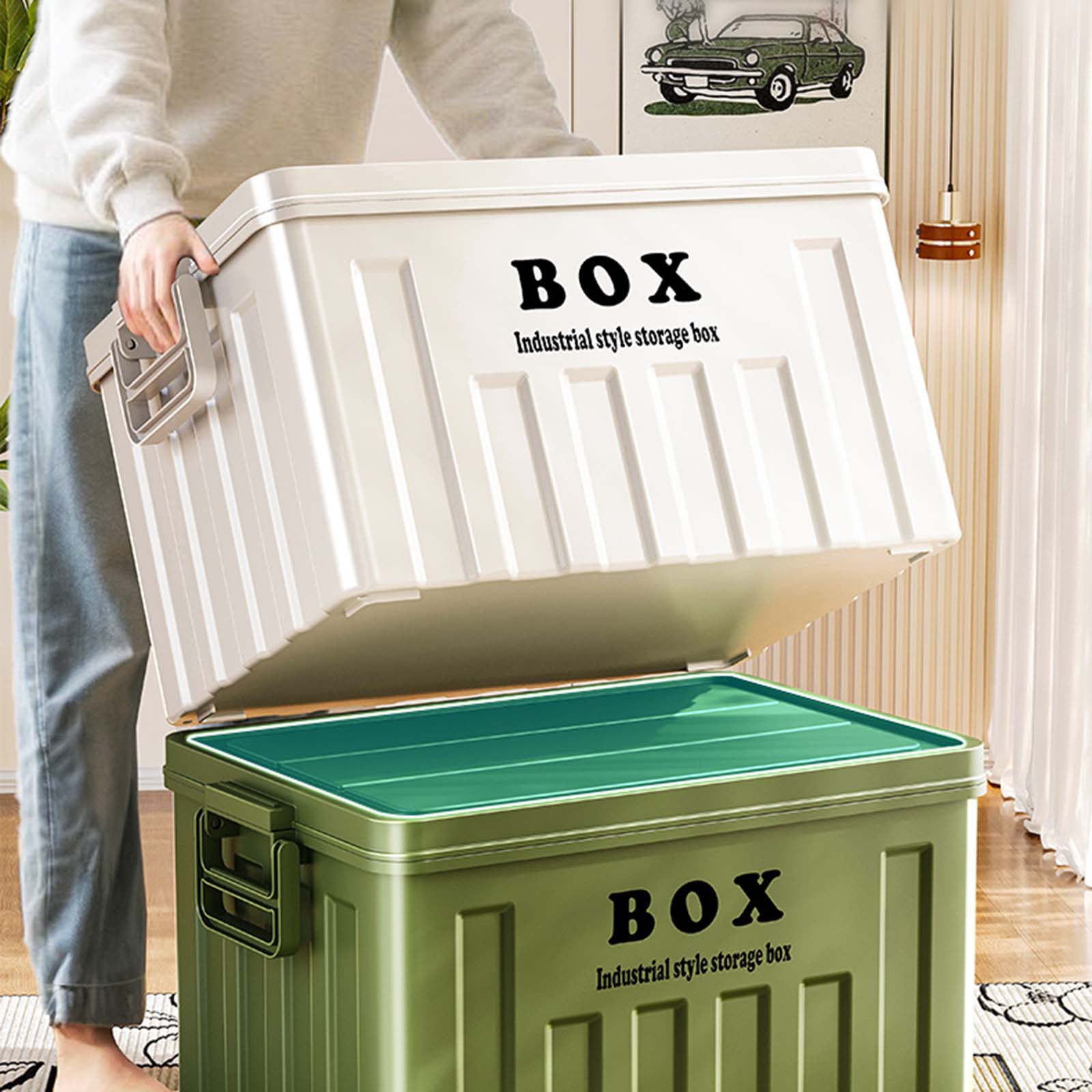 Stapelbare opbergbak met grote - Outdoor Camping Storage Box recensie en prijs