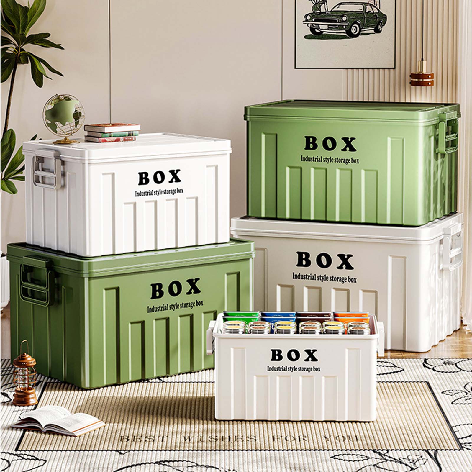 Stapelbare opbergbak met grote - Outdoor Camping Storage Box recensie en prijs