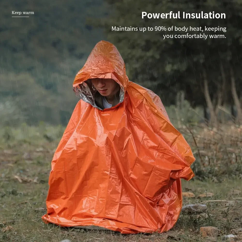 Noodregenjas Poncho Waterdicht - Camping Rain Poncho recensie en prijs