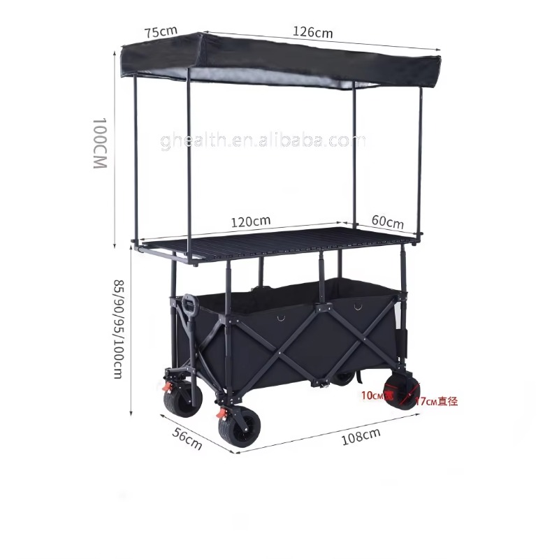 Opvouwbare stalen tafelkar, kr - Outdoor Camping Folding Table recensie en prijs
