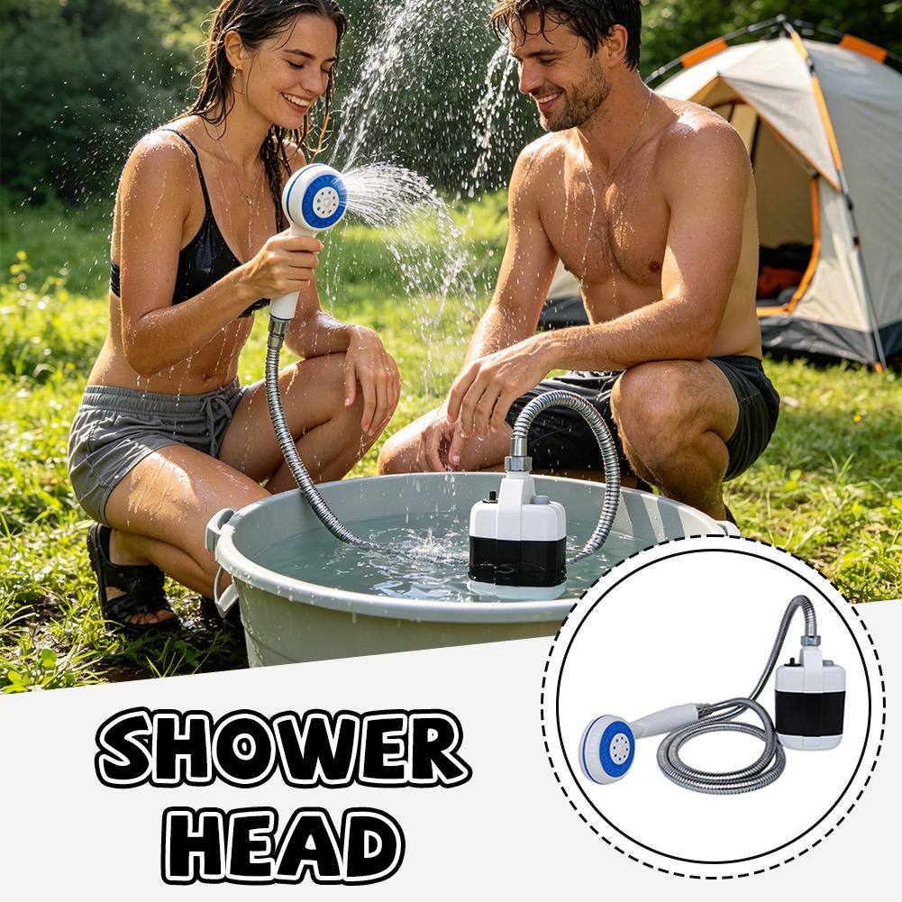 Draagbare elektrische douche-u - Outdoor Camping Rentals recensie en prijs