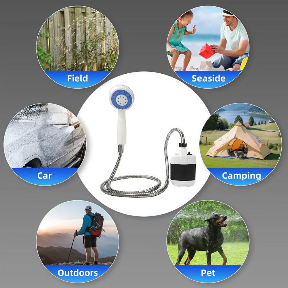 Draagbare elektrische douche-u - Outdoor Camping Rentals recensie en prijs