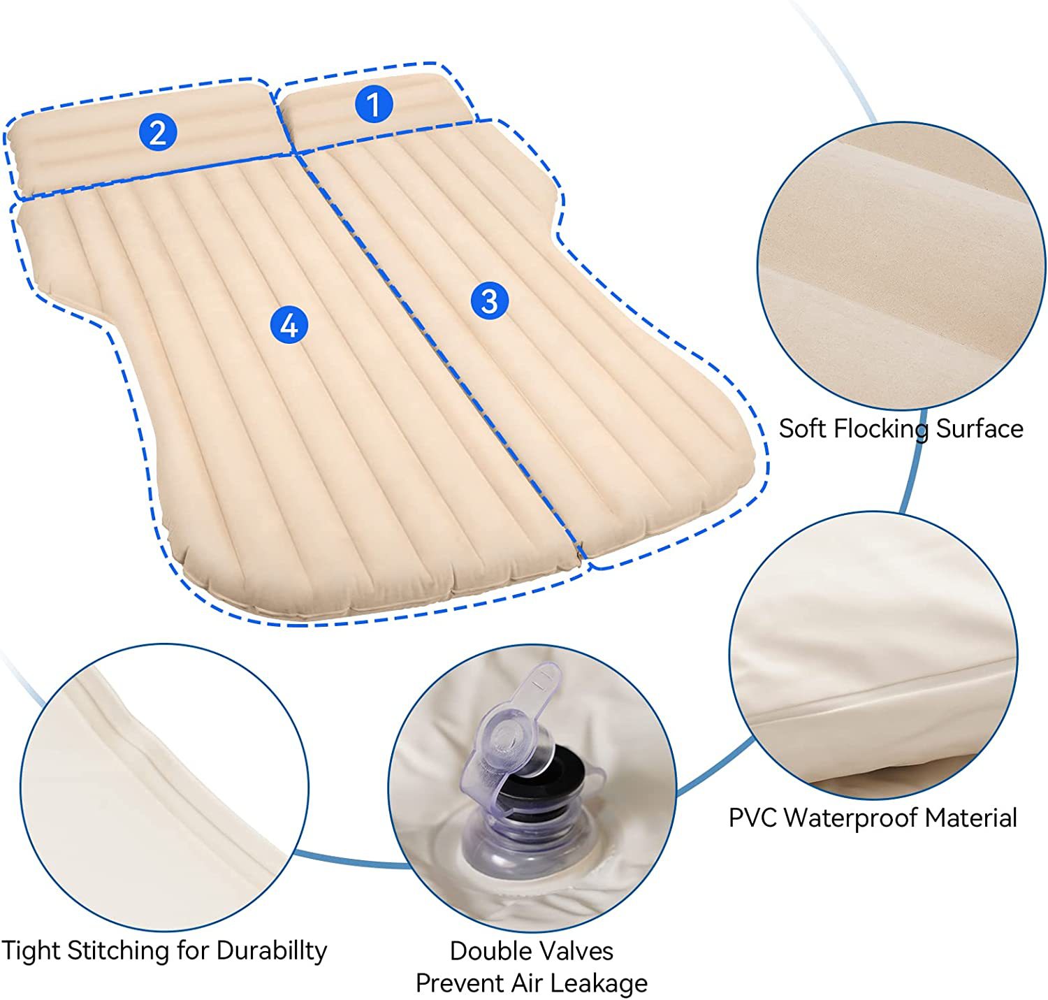 Auto Opblaasbaar Bed Voor Tesl - Inflatable Mattress recensie en prijs
