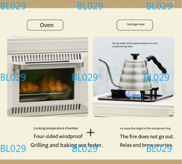 Draagbare kleine bakoven, huis - Outdoor Camping Oven recensie en prijs