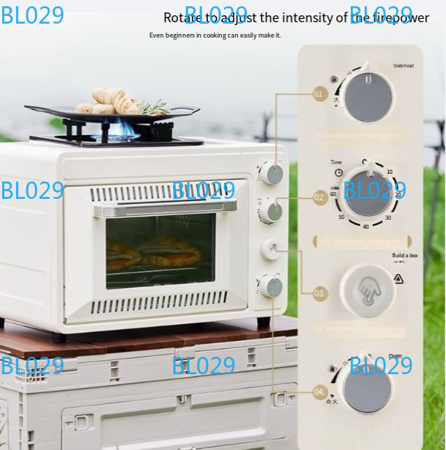 Draagbare kleine bakoven, huis - Outdoor Camping Oven recensie en prijs