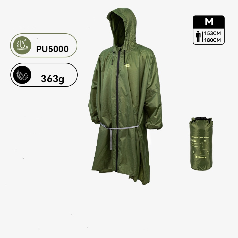 Outdoor wandel- en kampeerrege - Camping Rain Poncho recensie en prijs
