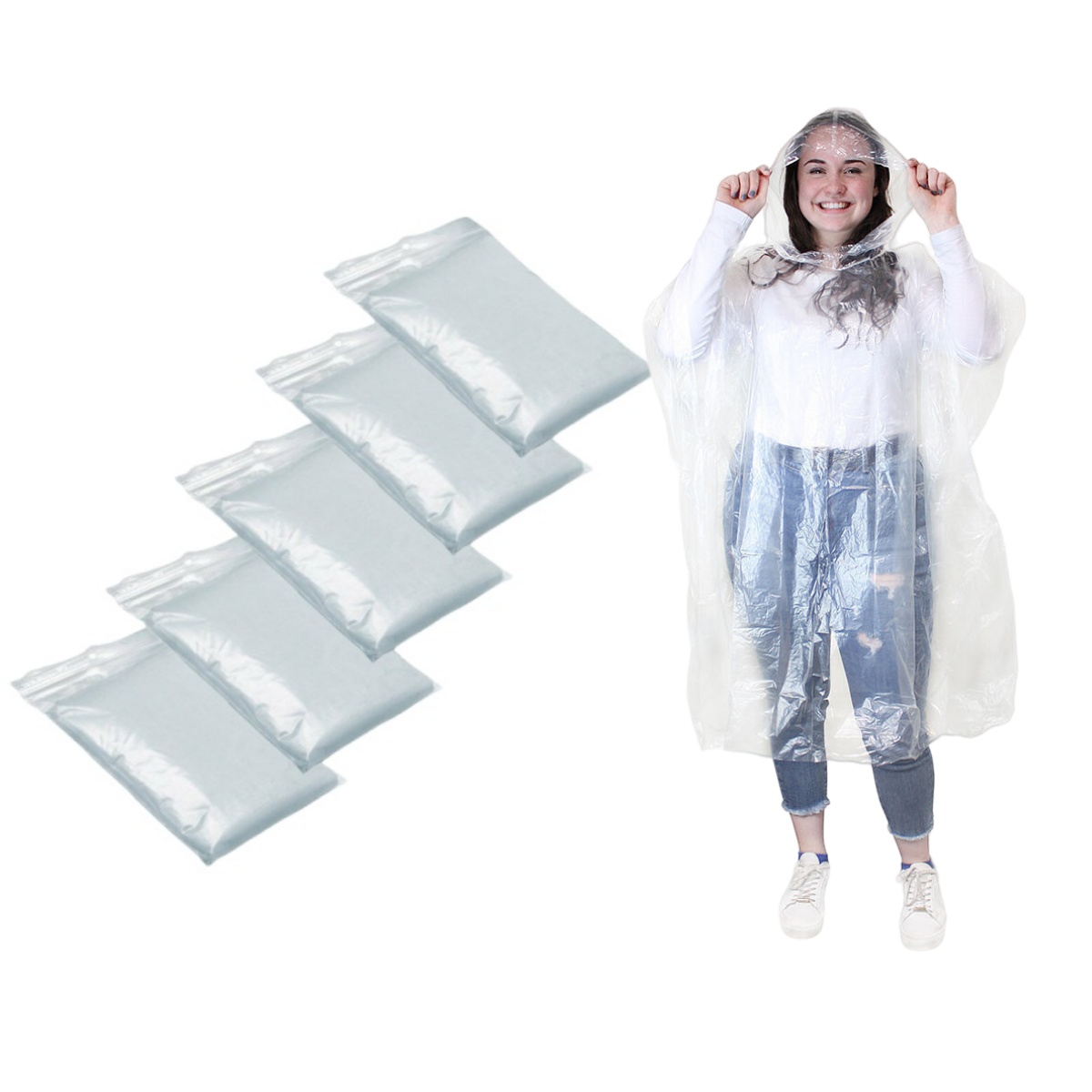 12 Stuks Wegwerp Waterdichte R - Camping Rain Poncho recensie en prijs