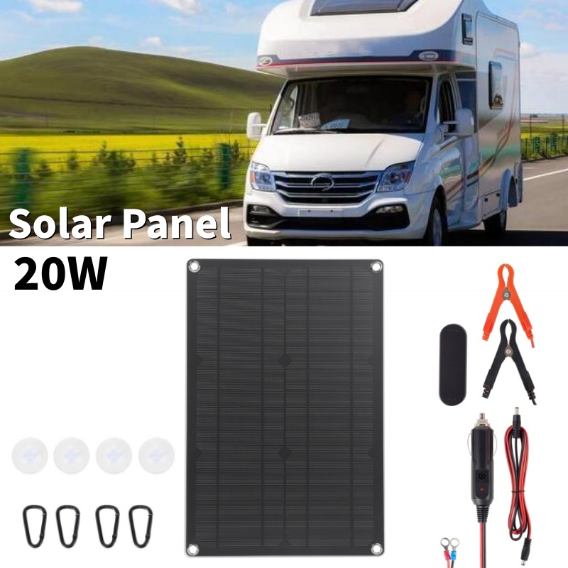 20W zonnepaneelkit met hoog co - Outdoor Camping Kit recensie en prijs