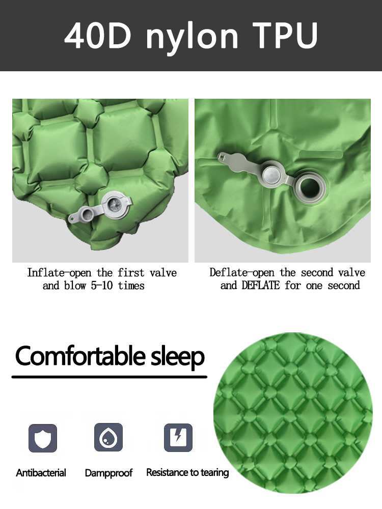 Opblaasbaar campingmatras in t - Inflatable Mattress recensie en prijs