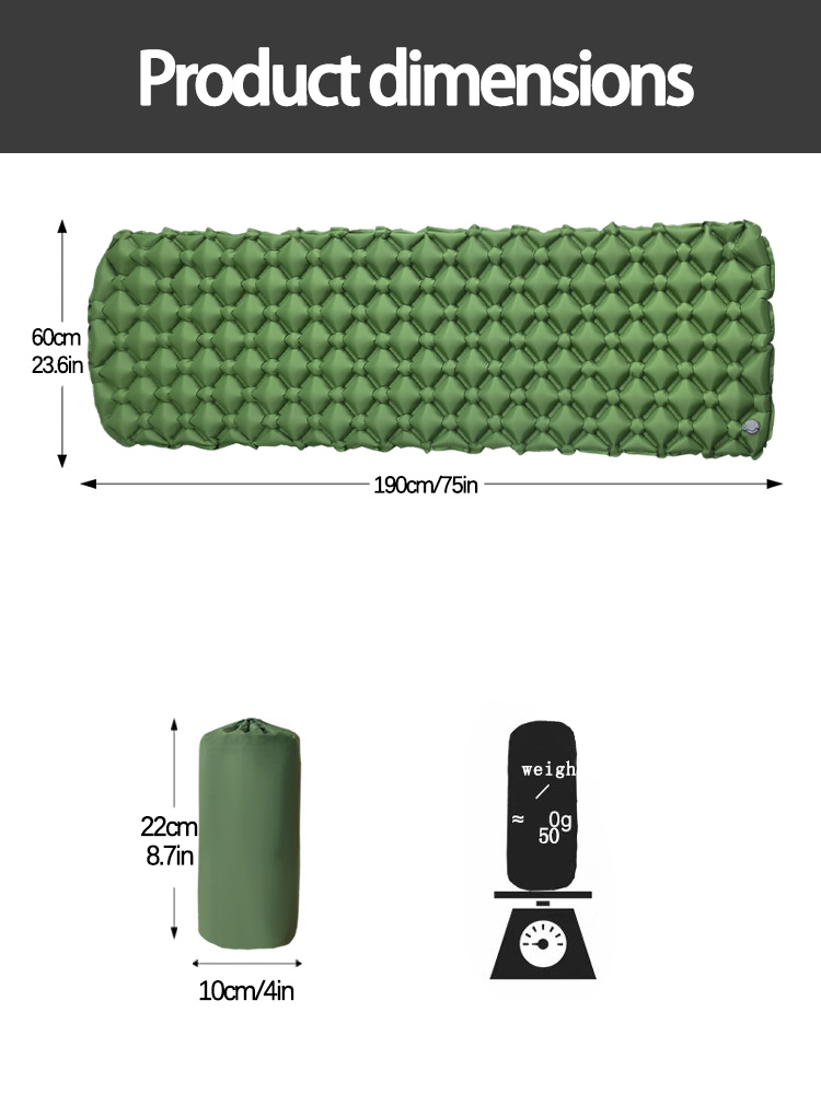 Opblaasbaar campingmatras in t - Inflatable Mattress recensie en prijs